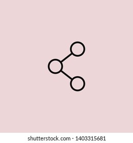 Share sign icon. Vector web design