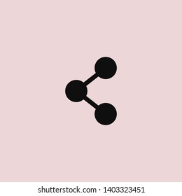 Share sign icon. Vector web design