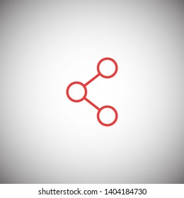 Share sign icon. Vector web design