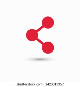Share sign icon. Vector web design