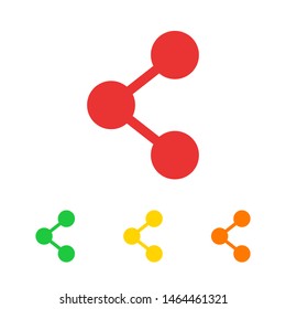 Share sign icon. Vector web design