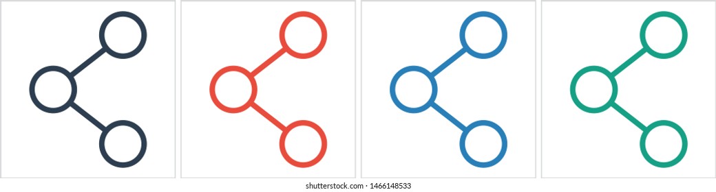 Share sign icon. Vector web design