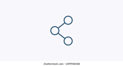 Share sign icon. Vector web design