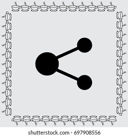 Share sign vector icon