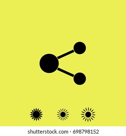 Share sign vector icon