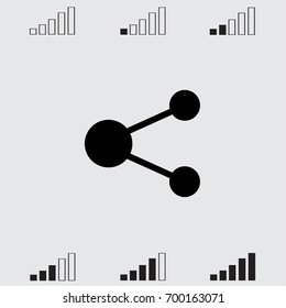 Share sign vector icon