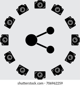 Share sign vector icon