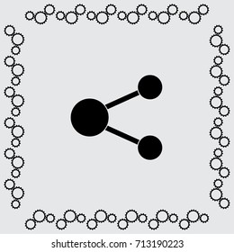 Share sign vector icon