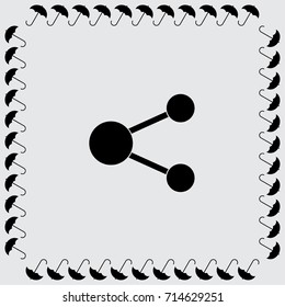 Share sign vector icon