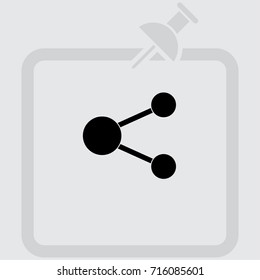 Share sign vector icon