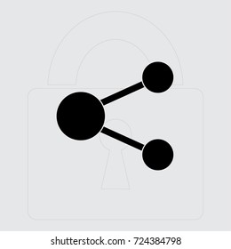 Share sign vector icon