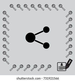 Share sign vector icon