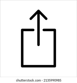 Share sign vector icon on background