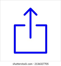 Share sign vector icon on background