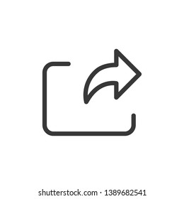 Share simple icon symbol vector