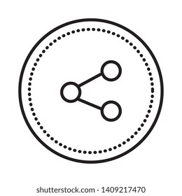 share social media symbol vector illustration