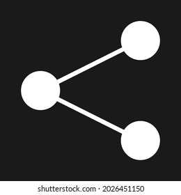 Compartir. social, imagen vectorial de icono de red. También se puede utilizar para el soporte al cliente y la interfaz de usuario. Idóneo para aplicaciones web, aplicaciones móviles y medios impresos.