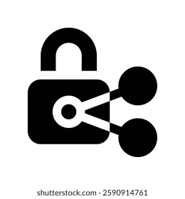 share solid icon. vector icon for your website, mobile, presentation, and logo design.