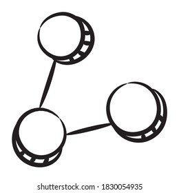 Share symbol in editable line style, media share