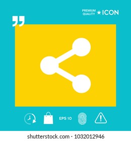 Share symbol icon