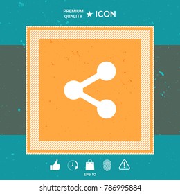 Share symbol icon