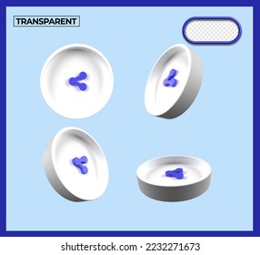 share symbol icon design 3D transparent