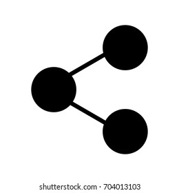 share symbol isolated icon
