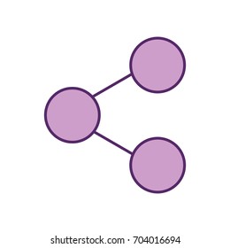 share symbol isolated icon