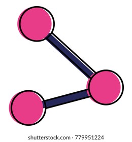 share symbol isolated icon
