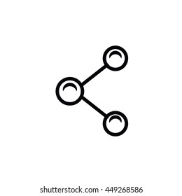 share symbol isolated icon design