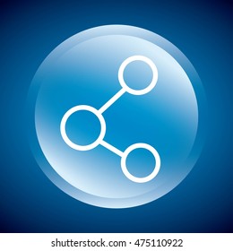 share symbol isolated icon vector illustration design
