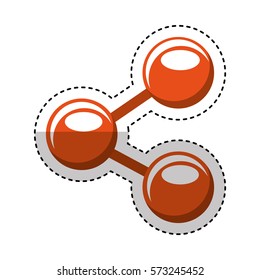 share symbol isolated icon vector illustration design