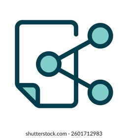 A share symbol representing content sharing or connections