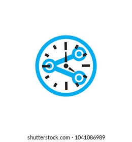 Share Time Logo Icon Design