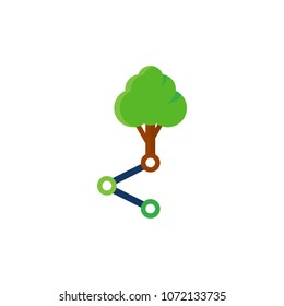 Share Tree Logo Icon Design