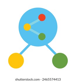 Share  Vector Flat Icon design