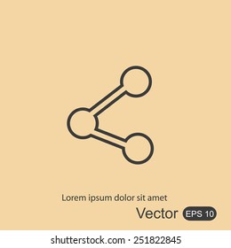 Share vector icon