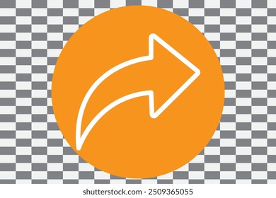 Share vector icon, arrow symbol. Simple illustration for web or mobile app