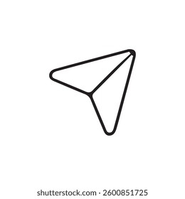 Share vector icon. Arrow symbol. button connection illustration sign collection. Stock - Vector Eps 10
