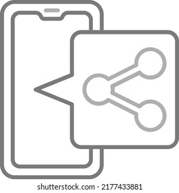 Share vector icon. Can be used for printing, mobile and web applications.