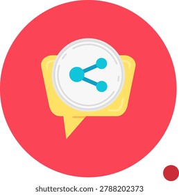 Share vector Icon Design Illustration