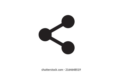 Share vector icon design on white background