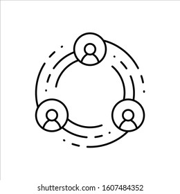 Share vector icon. Share flat sign design. Share symbol pictogram