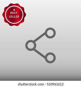 Share Vector Icon Illustration