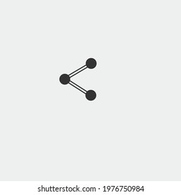 Share vector icon illustration sign