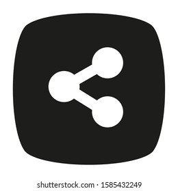 share vector icon. internet sign