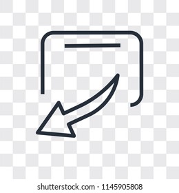 Share vector icon isolated on transparent background, Share logo concept