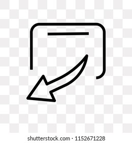 Share vector icon isolated on transparent background, Share logo concept