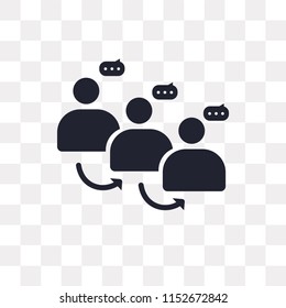 Share vector icon isolated on transparent background, Share logo concept