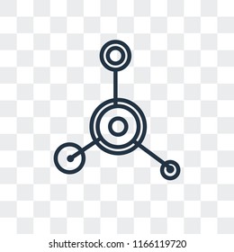 Share vector icon isolated on transparent background, Share logo concept